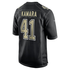 Nike Alvin Kamara New Orleans Saints Fashion Game Jersey Carbon Black