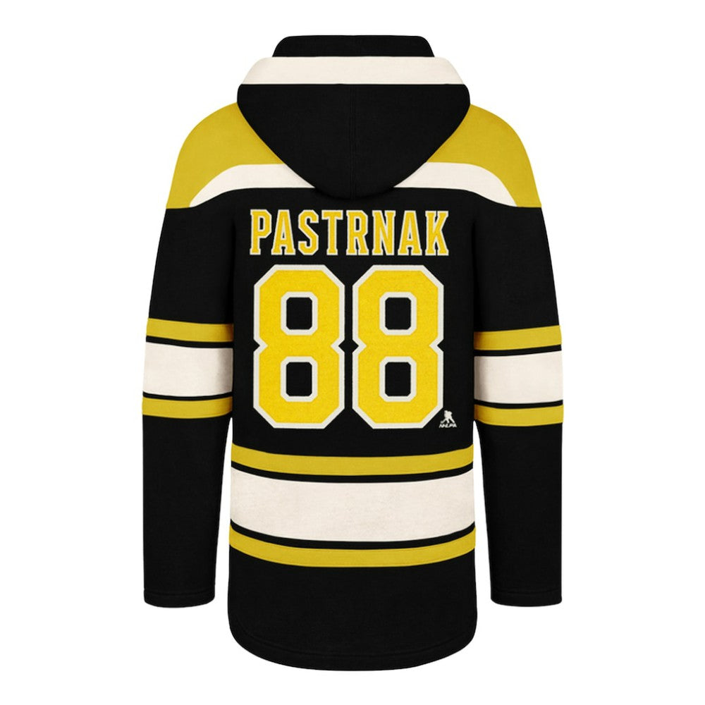 David Pastrnak Boston Bruins '47 Big & Tall Lace-up Pullover Hoodie - Black - NHL 202331506