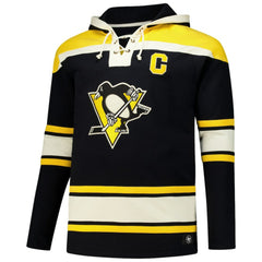 Sidney Crosby Pittsburgh Penguins '47 Big & Tall Lace-up Pullover Hoodie - Black - NHL 202331509