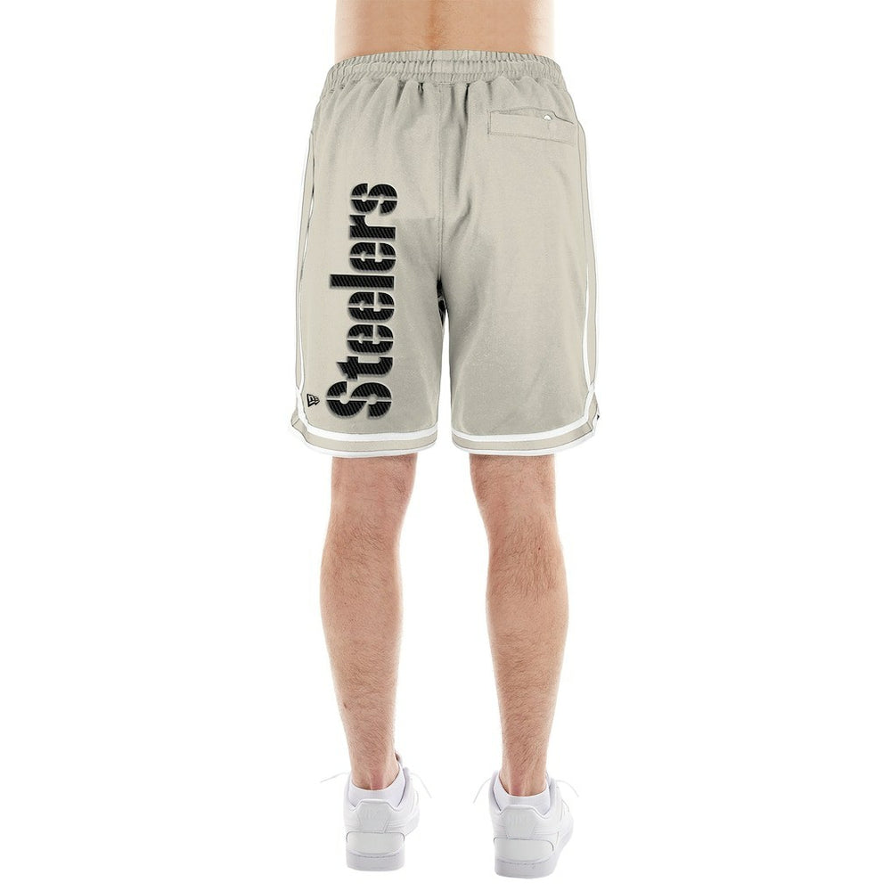 Pittsburgh Steelers New Era Stone Multi Patch Shorts Light Beige