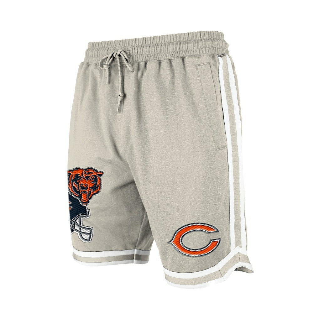 Chicago Bears New Era Stone Multi Patch Shorts Light Beige