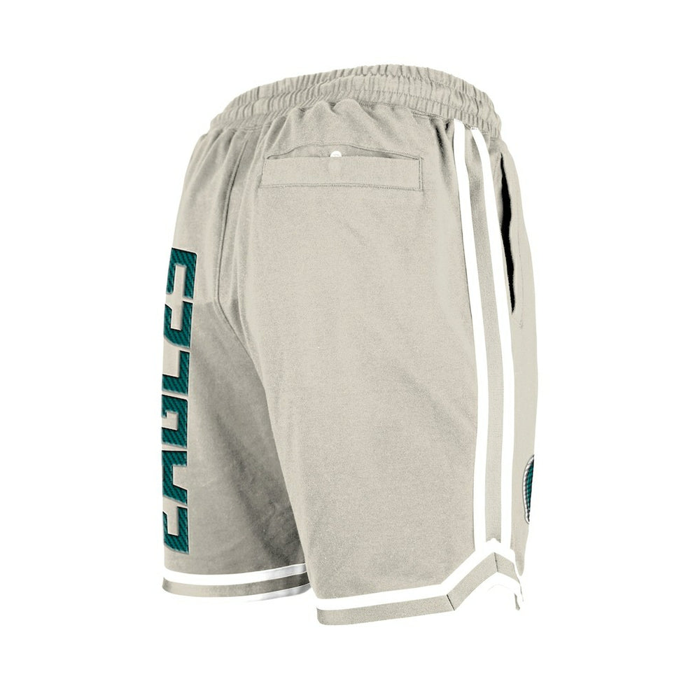 Philadelphia Eagles New Era Stone Multi Patch Shorts Light Beige