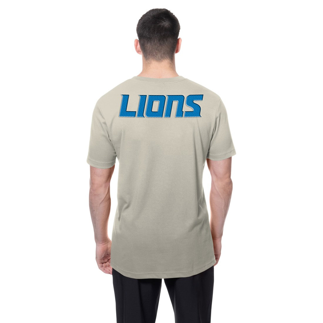 Detroit Lions New Era Multi Patch T-Shirt Light Beige