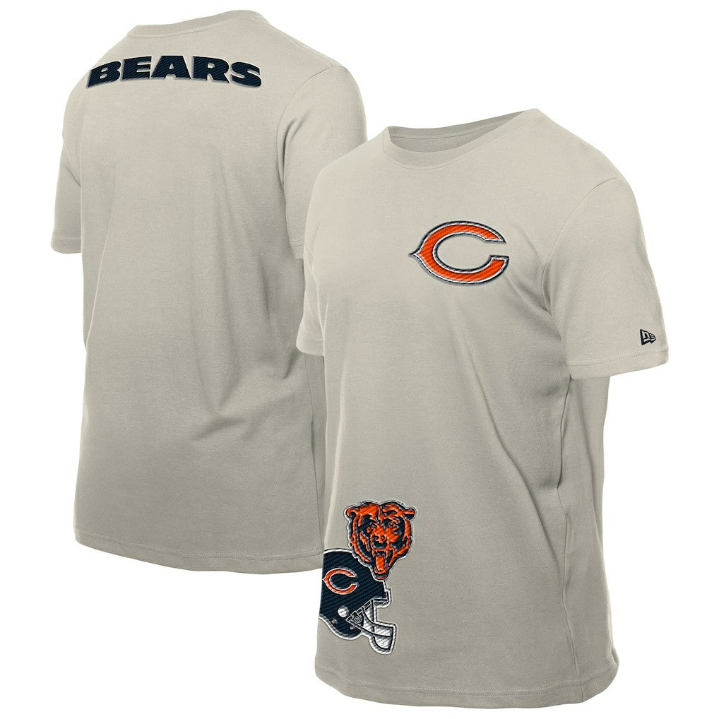 Chicago Bears New Era Multi Patch T-Shirt Light Beige