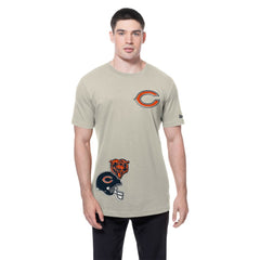 Chicago Bears New Era Multi Patch T-Shirt Light Beige