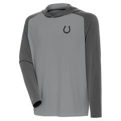 Indianapolis Colts Antigua Tonal Intrepid Pullover Hoodie - Gray