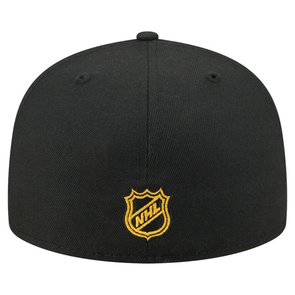 Boston Bruins New Era State Stitch 59FIFTY Fitted Hat - Black - NHL 202353272