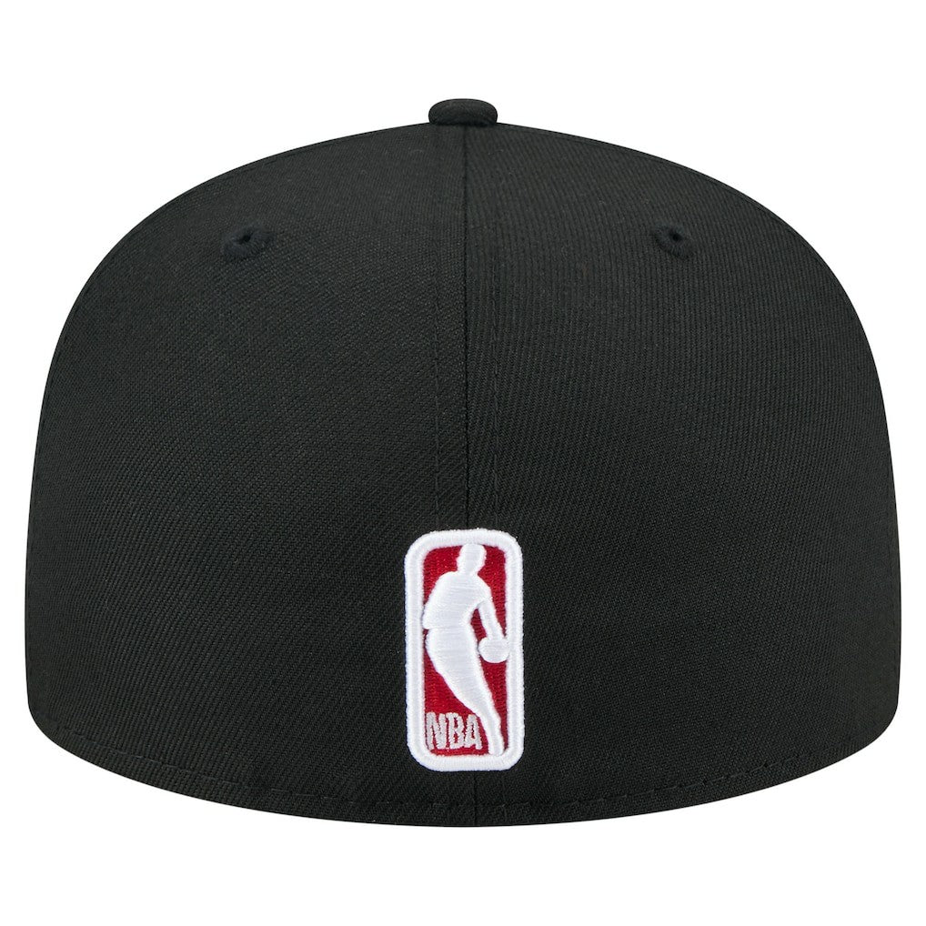 Chicago Bulls State Stitch 59FIFTY Fitted Hat Black | New Era Near Me