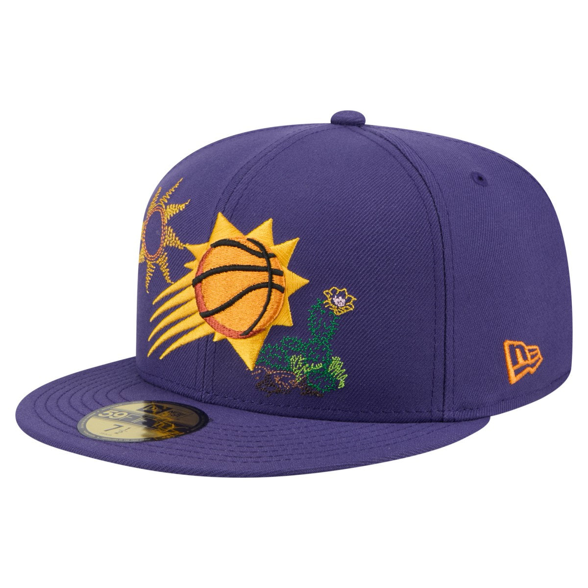 Phoenix Suns State Stitch 59FIFTY Fitted Hat Purple | New Era outlet