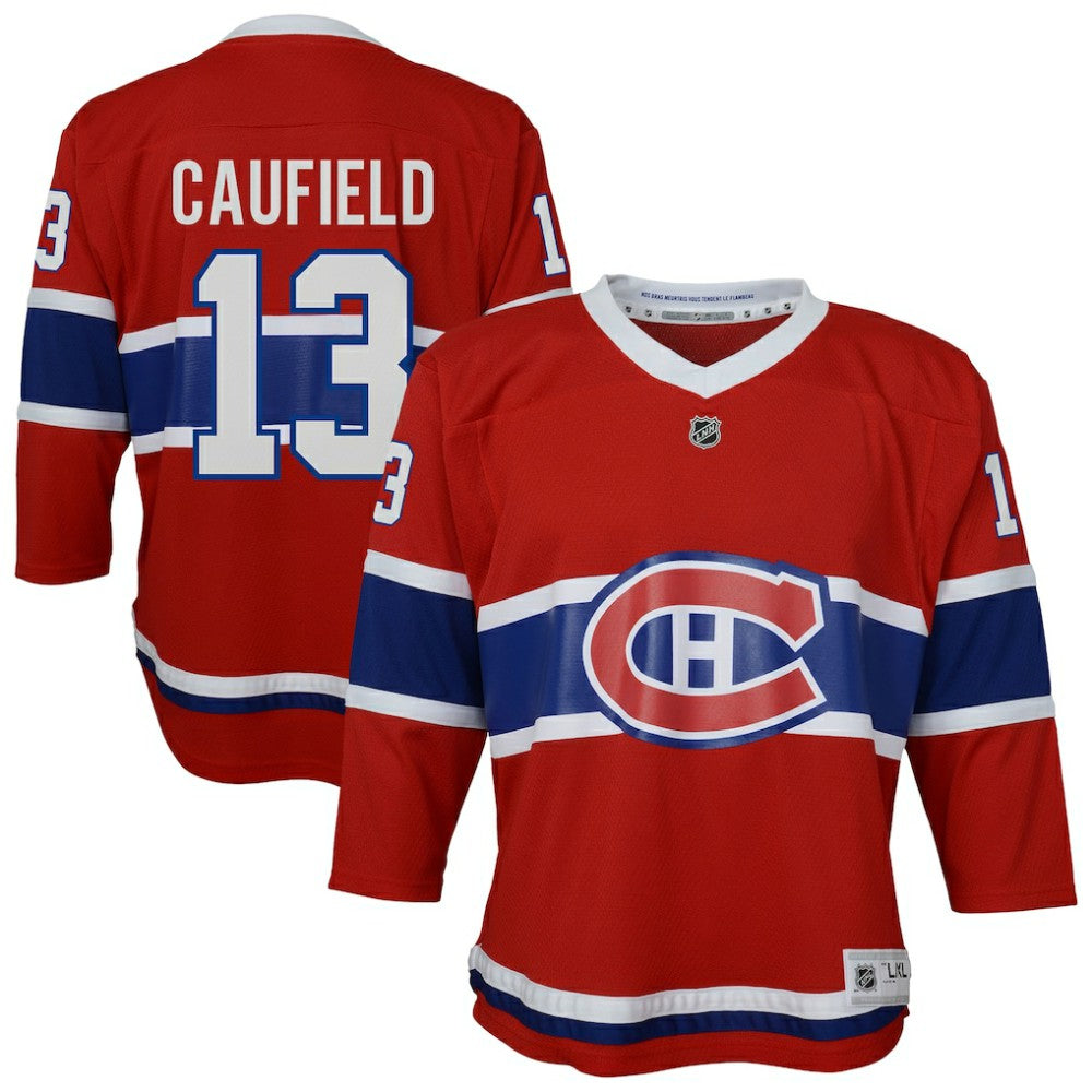 Cole Caufield Montreal Canadiens Youth Home Replica Player Jersey - Red - NHL 202353404