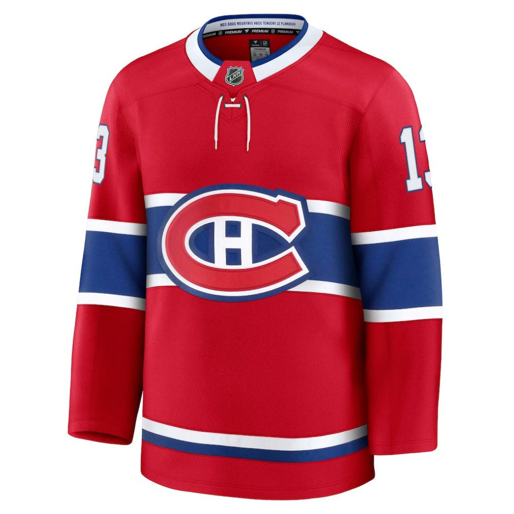 Cole Caufield Montreal Canadiens Fanatics Home Premium Jersey - Red - NHL 202353428