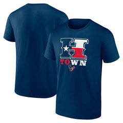 Fanatics Houston Texans Hometown Rushing Yards T-Shirt Navy