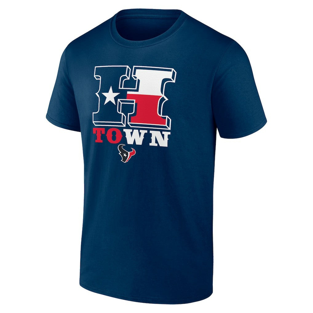 Fanatics Houston Texans Hometown Rushing Yards T-Shirt Navy