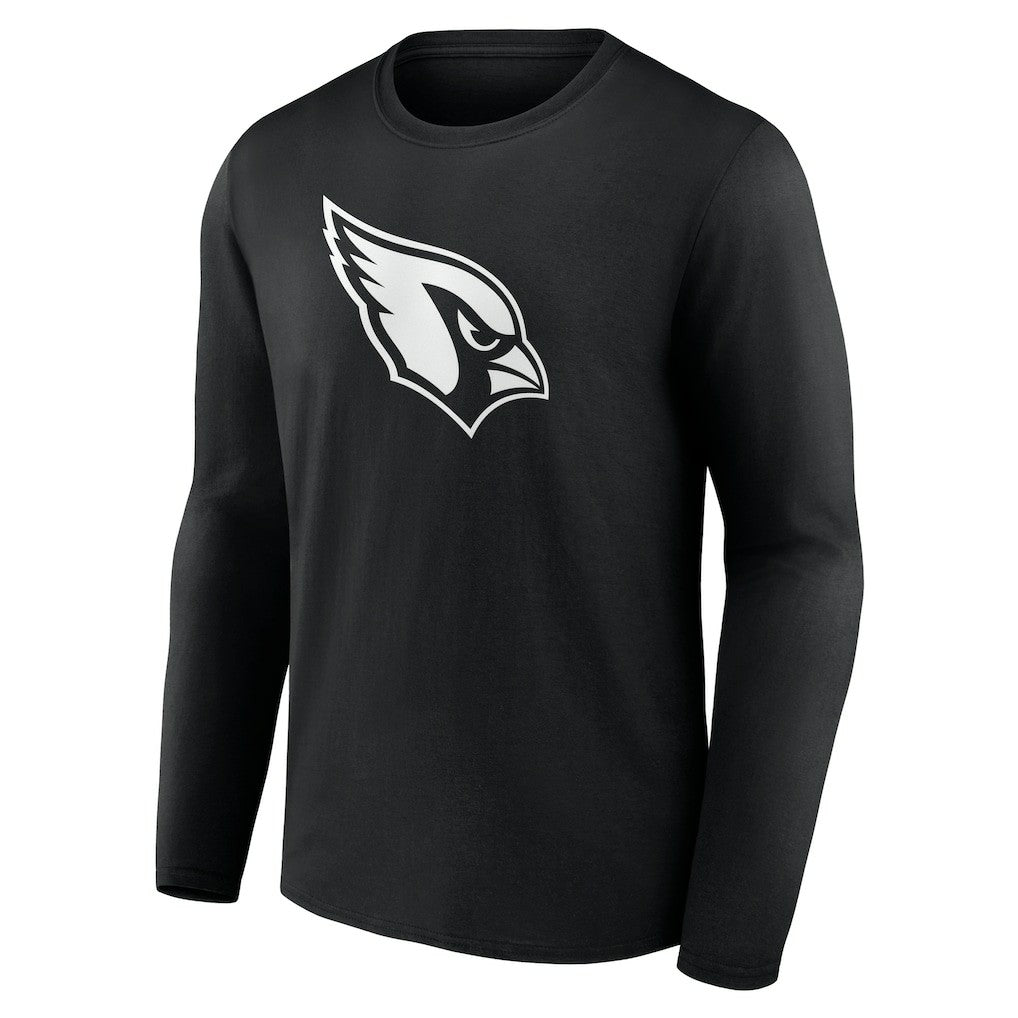 Arizona Cardinals Personalized Name & Number Monochrome Long Sleeve T-Shirt Black