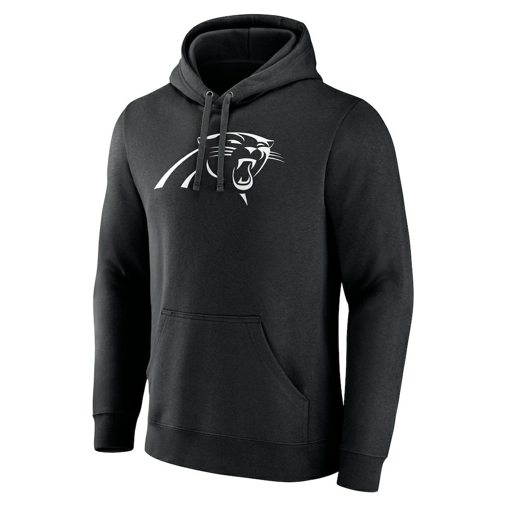 Carolina Panthers Personalized Name & Number Pullover Hoodie Black