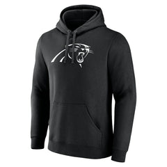 Carolina Panthers Personalized Name & Number Pullover Hoodie Black