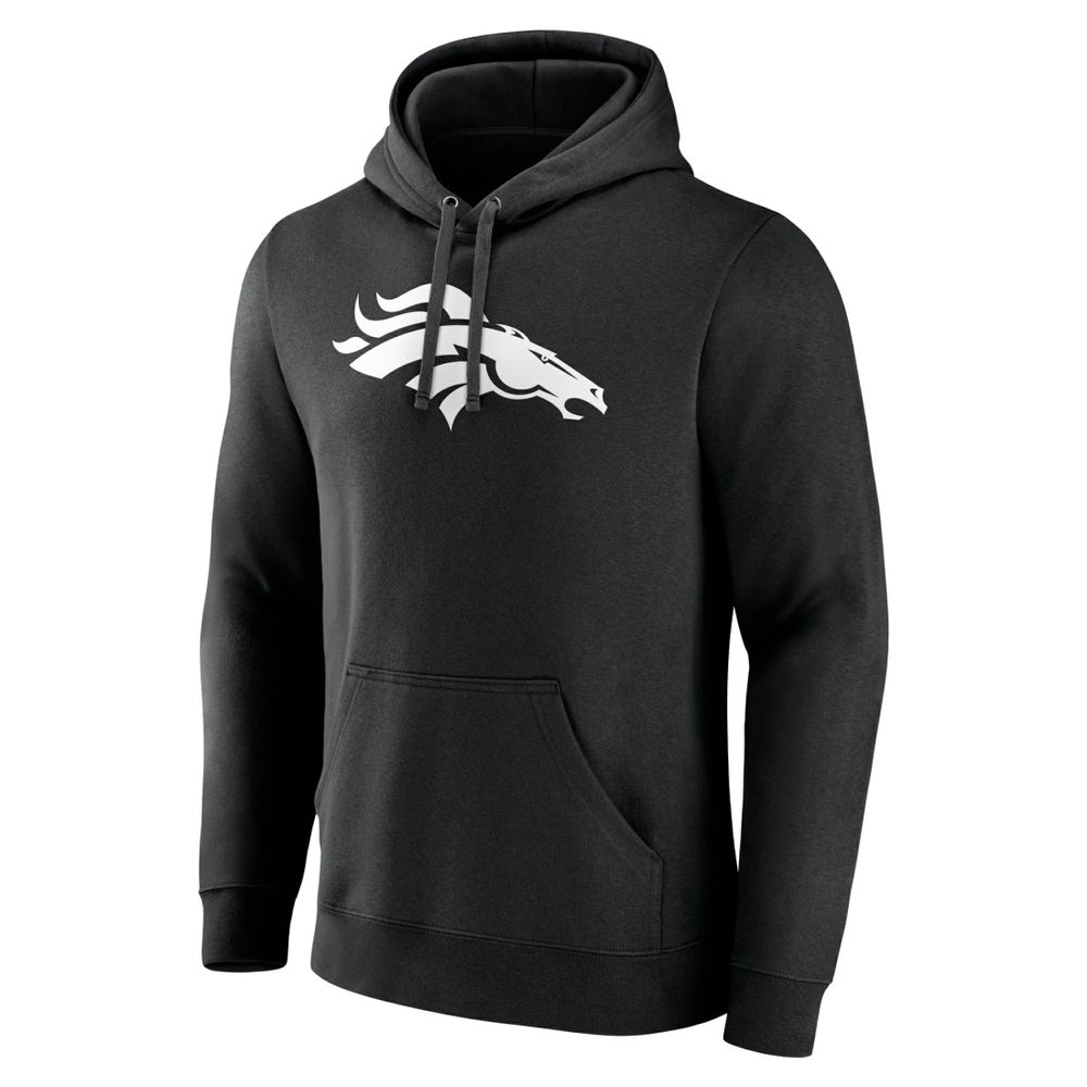 Denver Broncos Personalized Name & Number Pullover Hoodie Black