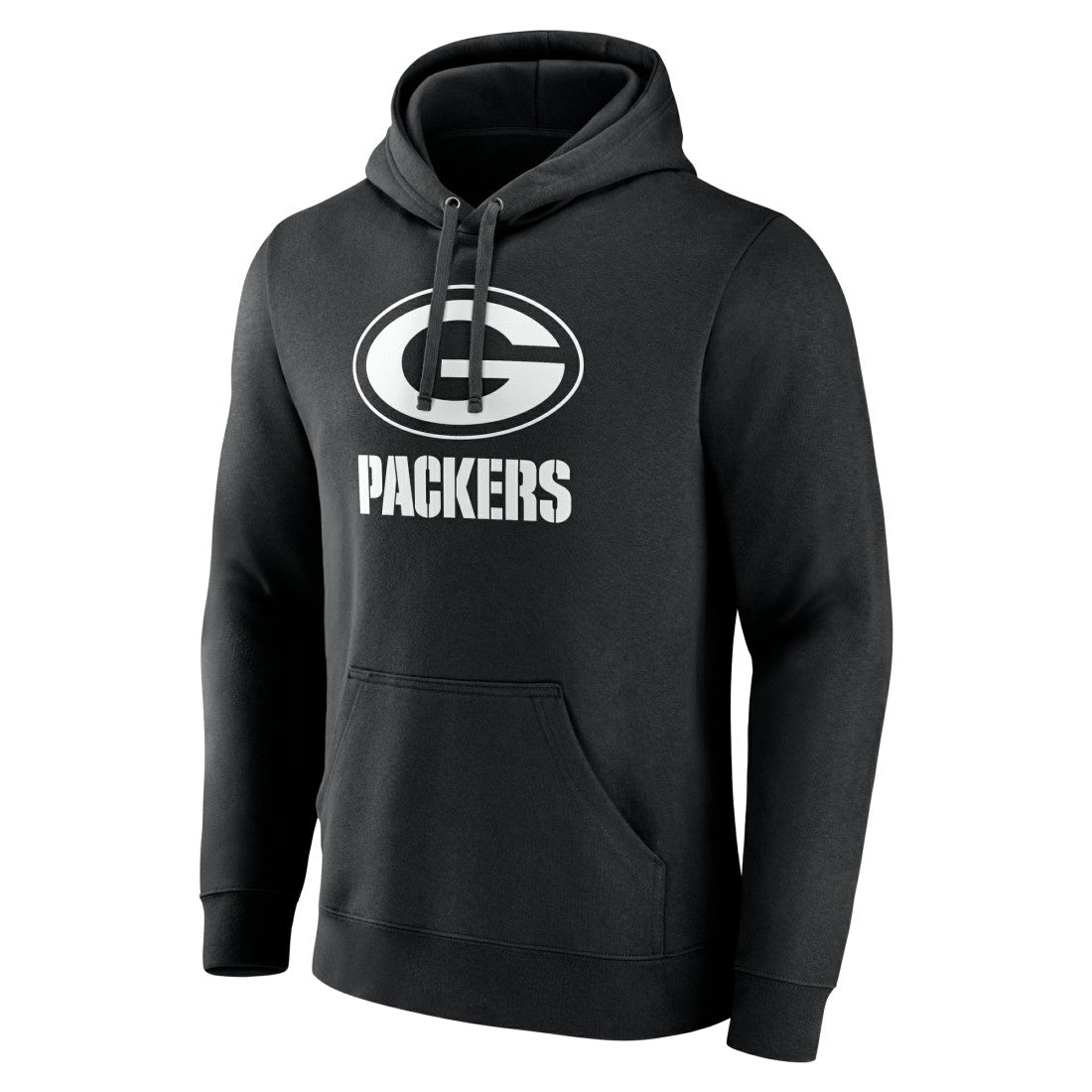 Green Bay Packers Personalized Name & Number Pullover Hoodie Black