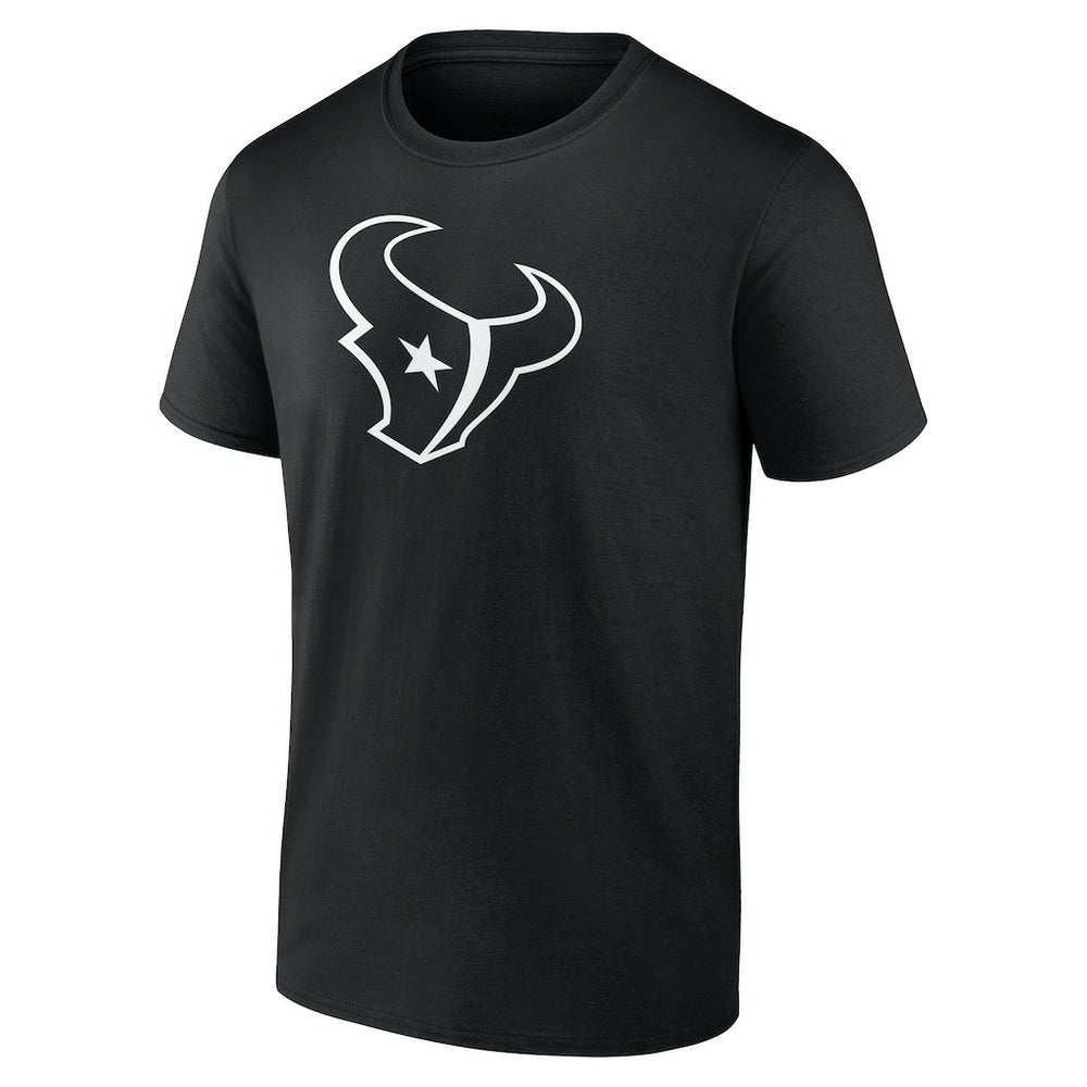 Houston Texans Personalized Name & Number Monochrome T-Shirt Black