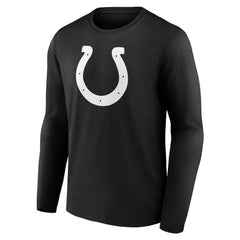 Indianapolis Colts Personalized Name & Number Monochrome Long Sleeve T-Shirt Black