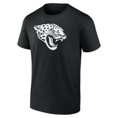 Jacksonville Jaguars Personalized Name & Number Monochrome T-Shirt Black