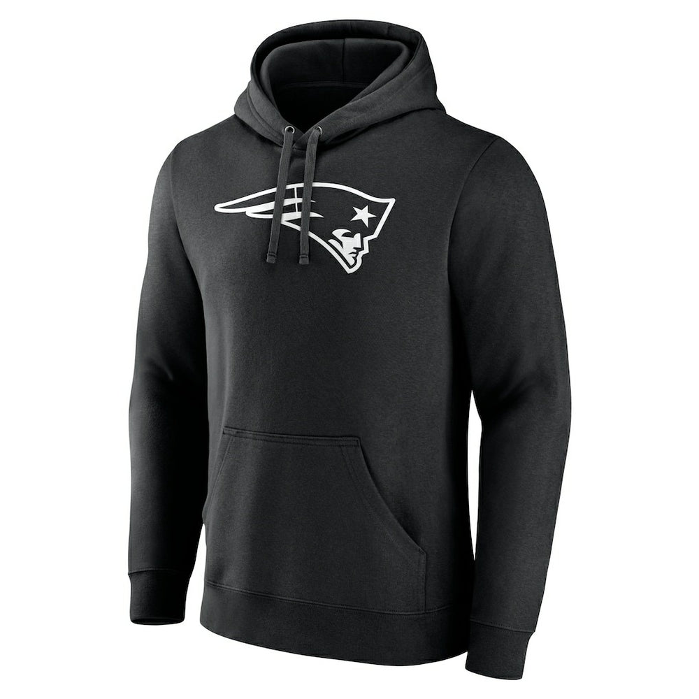 New England Patriots Personalized Name & Number Pullover Hoodie Black
