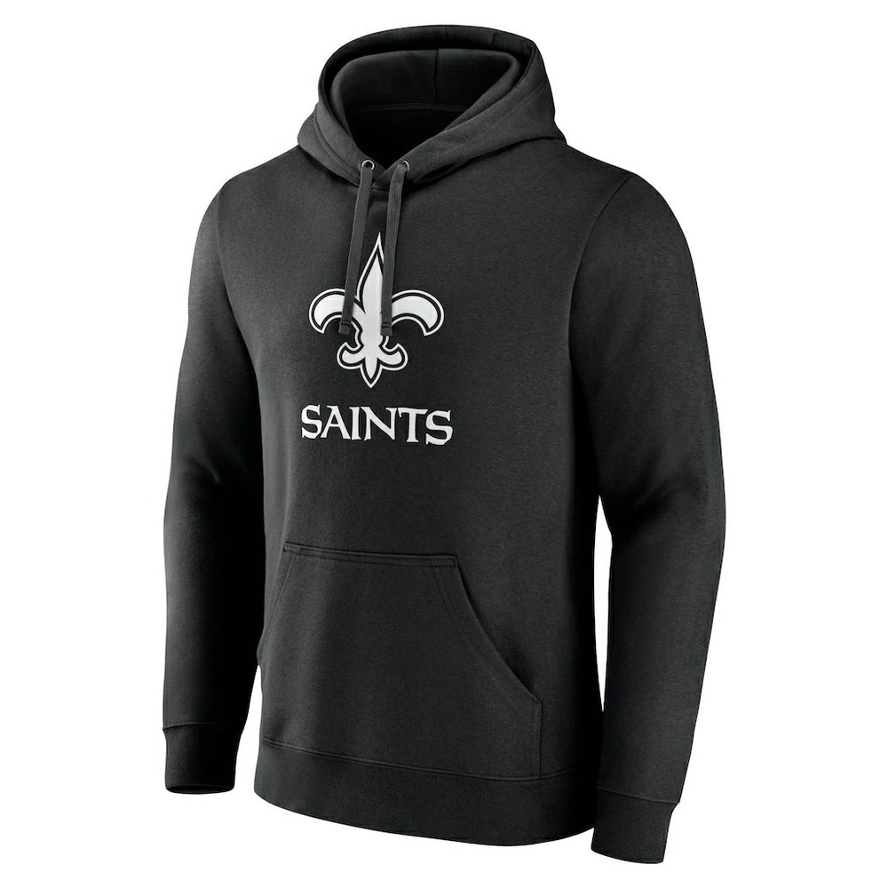 New Orleans Saints Personalized Name & Number Pullover Hoodie Black