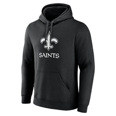 New Orleans Saints Personalized Name & Number Pullover Hoodie Black