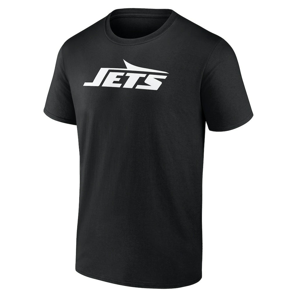 New York Jets Personalized Name & Number Monochrome T-Shirt Black