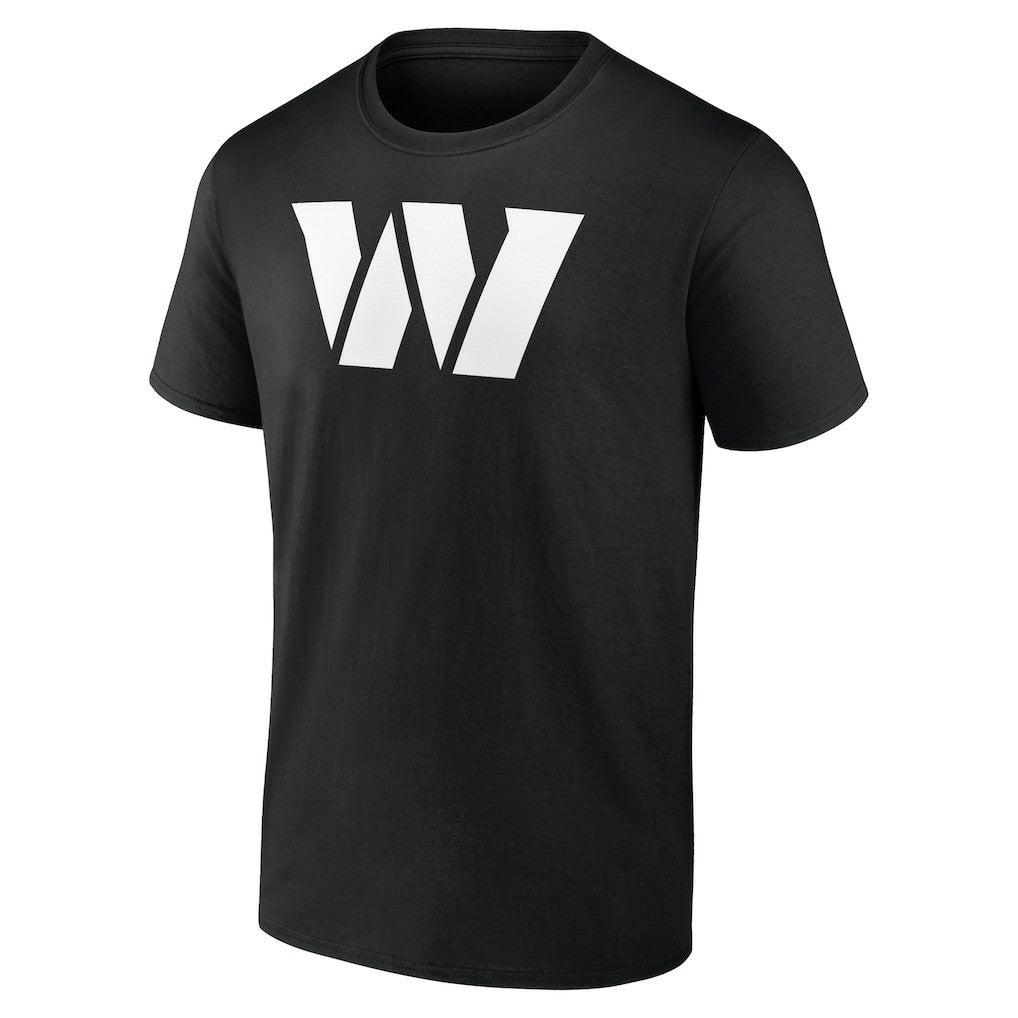 Washington Commanders Personalized Name & Number Monochrome T-Shirt Black