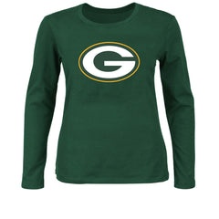 Fanatics Green Bay Packers Women's Plus Size Long Sleeve T-Shirt Green
