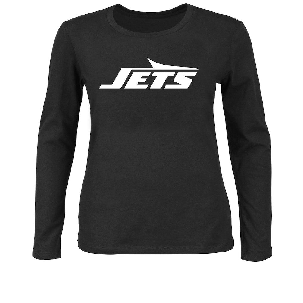 Fanatics New York Jets Women's Plus Size Long Sleeve T-Shirt Black