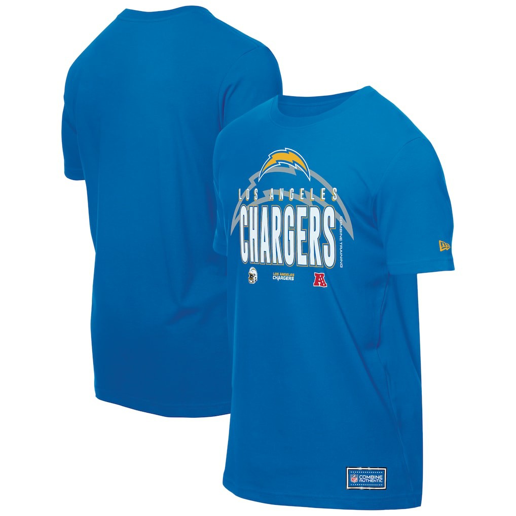 Los Angeles Chargers New Era 2025 NFL Training Camp T-Shirt Powder Blue