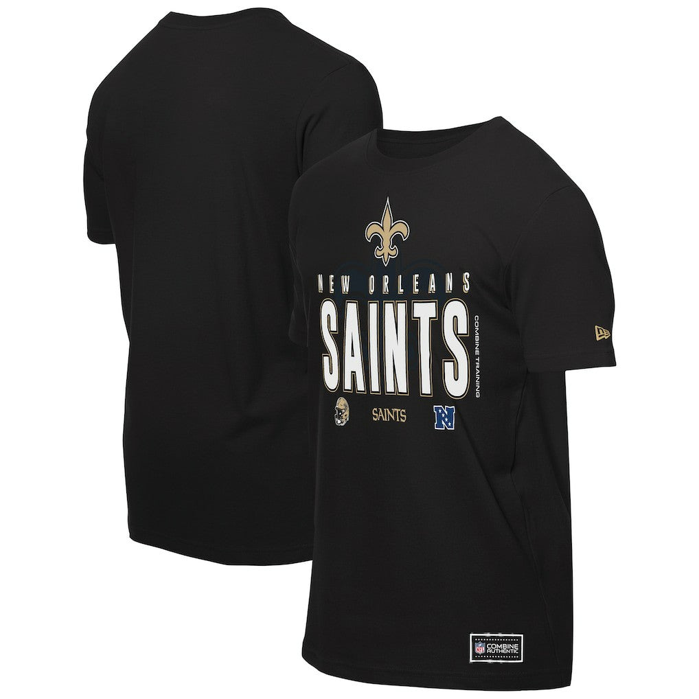 New Orleans Saints New Era 2025 NFL Training Camp T-Shirt Black