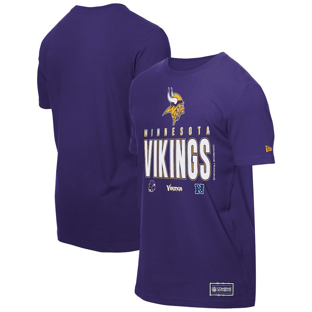 Minnesota Vikings New Era 2025 NFL Training Camp T-Shirt Purple