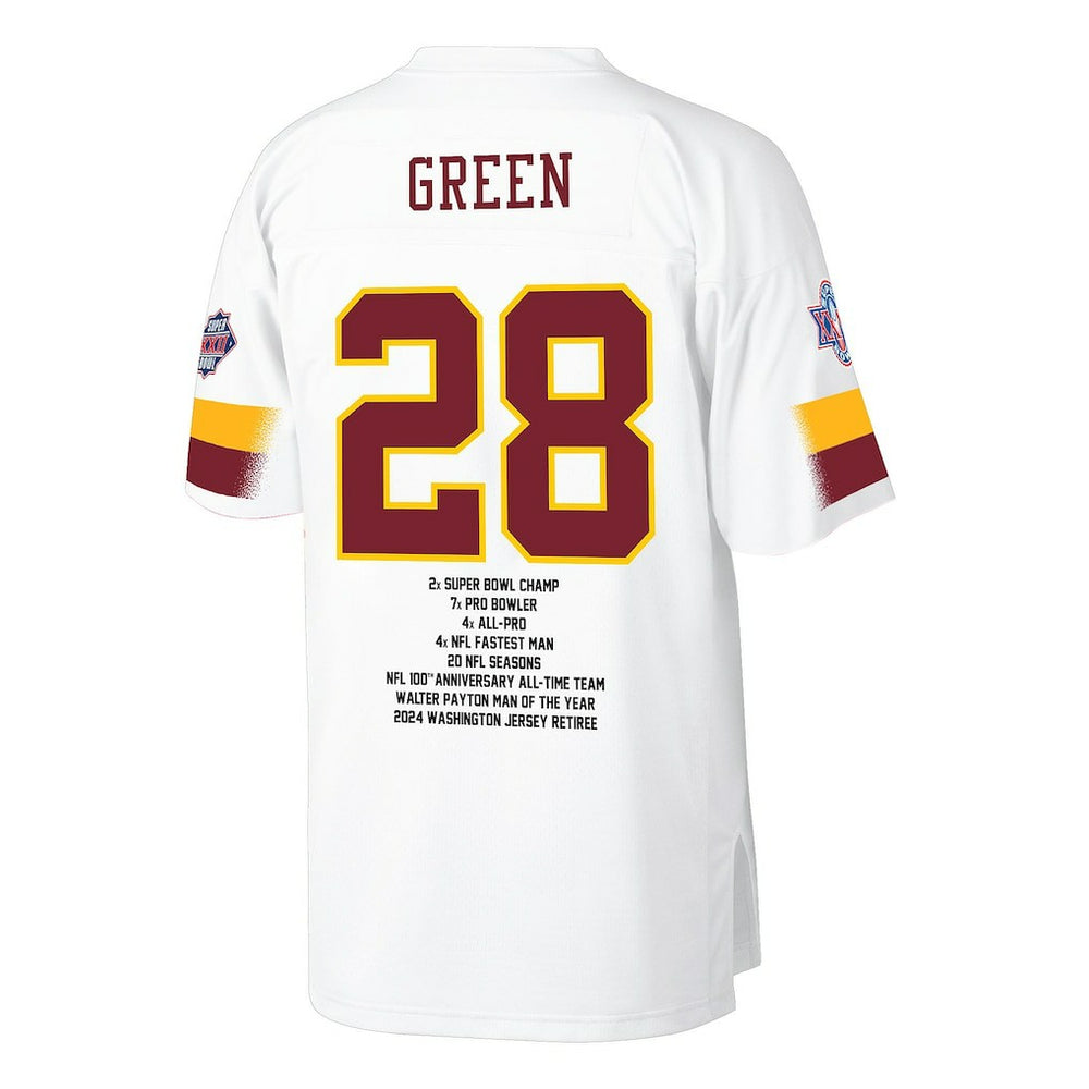 Mitchell & Ness Darrell Green Washington Commanders Fashion Jersey White