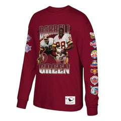 Mitchell & Ness Darrell Green Washington Commanders Player Graphic Long Sleeve T-Shirt Burgundy