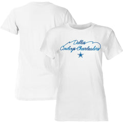 Dallas Cowboys Women's Thunderstruck Foil T-Shirt White