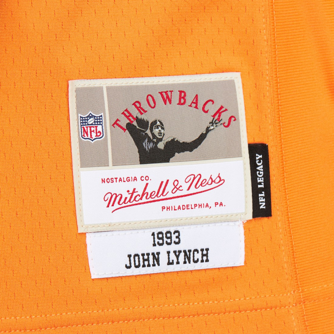 Mitchell & Ness John Lynch Tampa Bay Buccaneers 1993 Legacy Replica Jersey Orange
