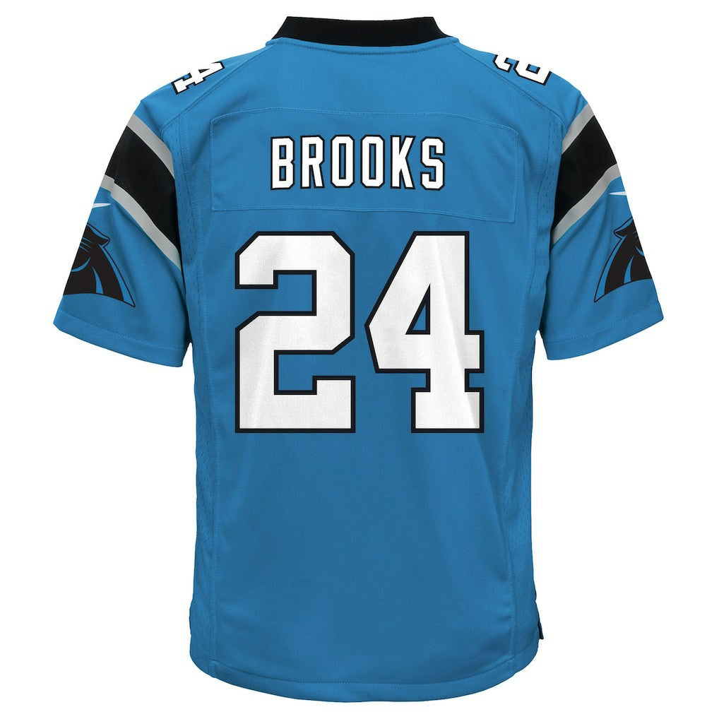 Nike Jonathon Brooks Carolina Panthers Youth Game Jersey Blue