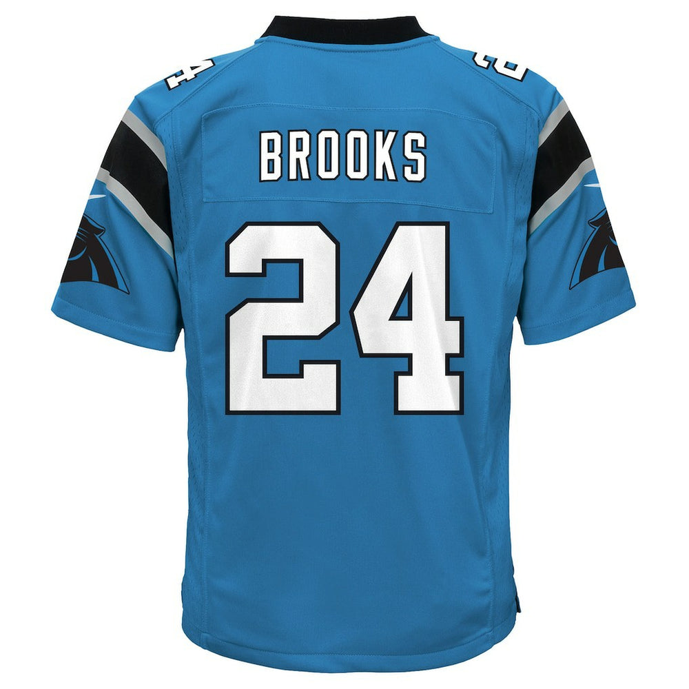 Nike Jonathon Brooks Carolina Panthers Youth Game Jersey Blue