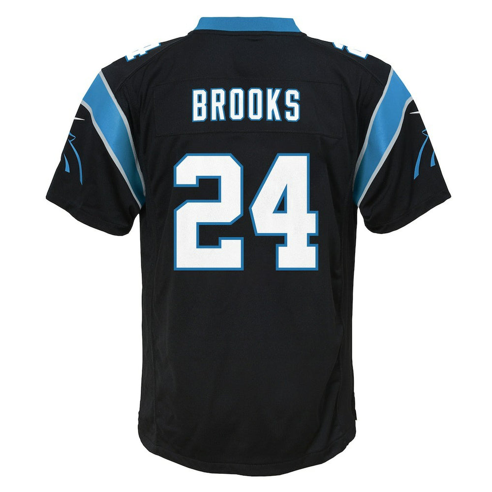 Nike Jonathon Brooks Carolina Panthers Youth Game Jersey Black