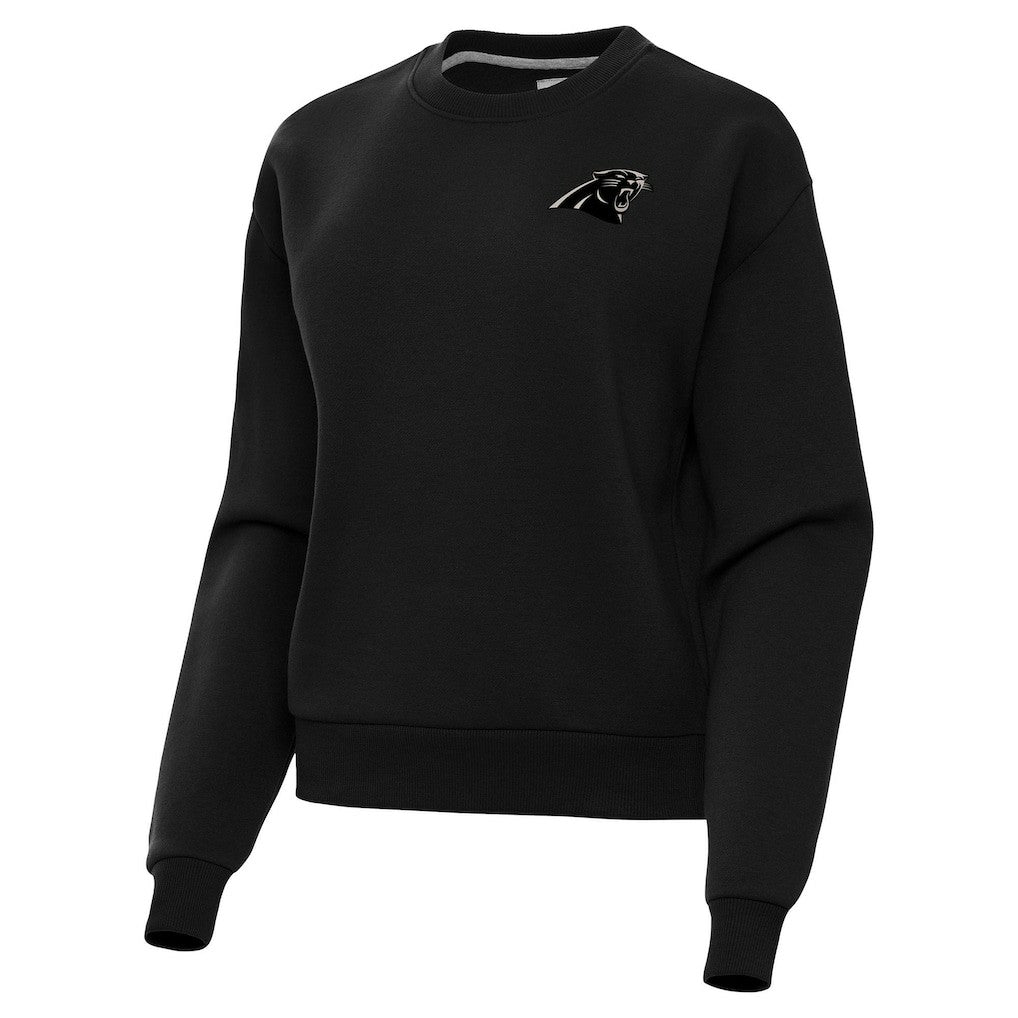 Carolina Panthers Antigua Women's Victory Pullover Sweatshirt Black