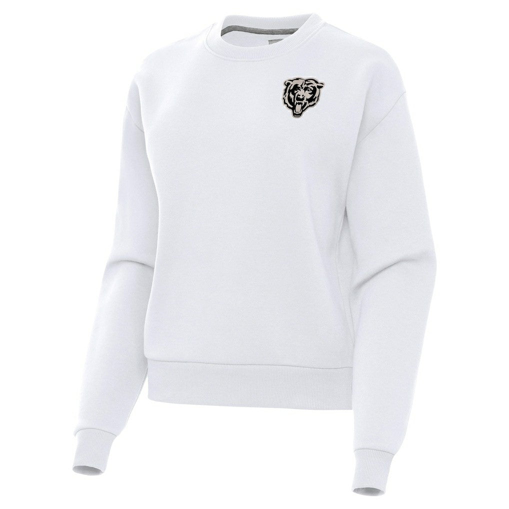 Chicago Bears Antigua Women's Victory Pullover Sweatshirt White