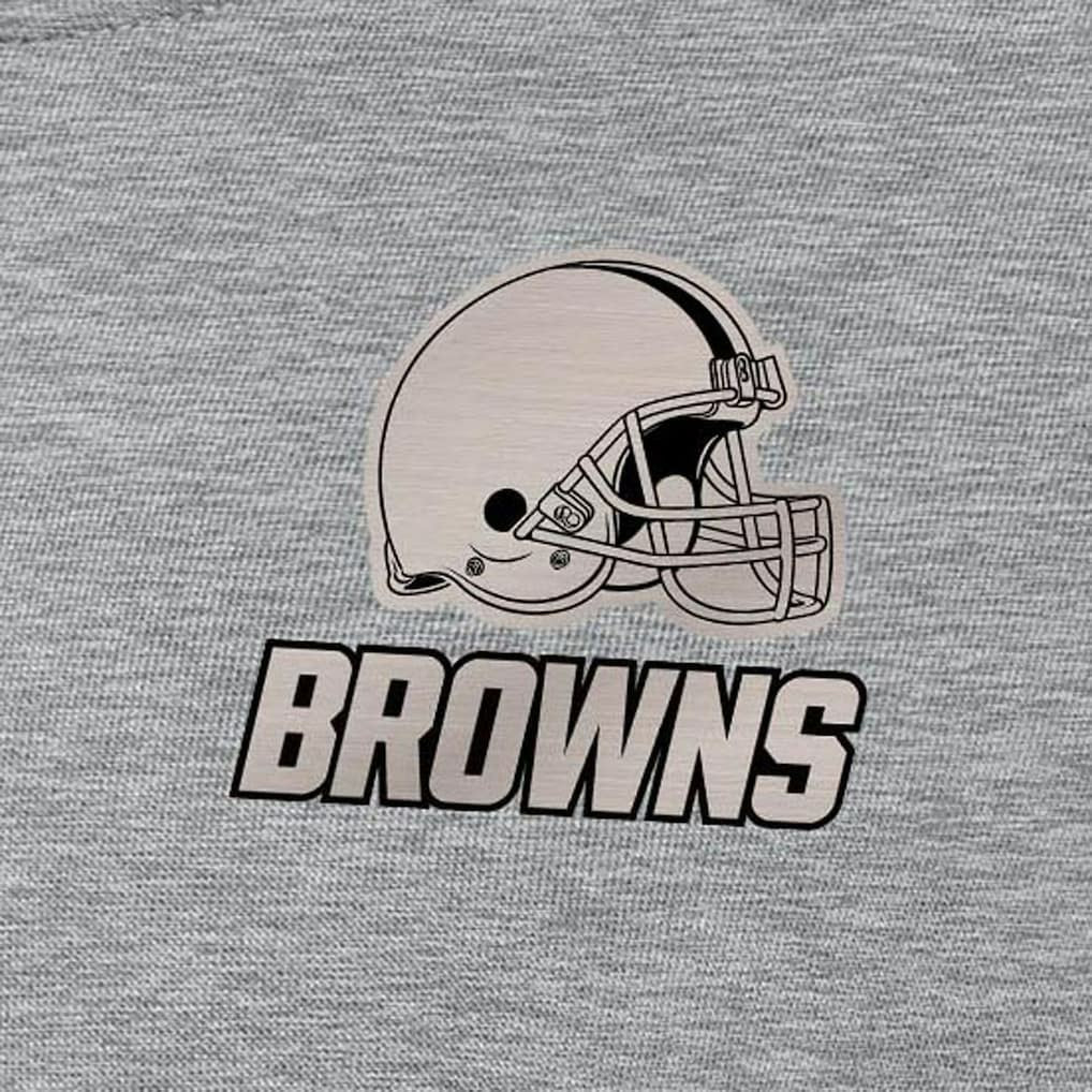 Cleveland Browns Antigua Women's Victory Pullover Sweatshirt Heather Gray