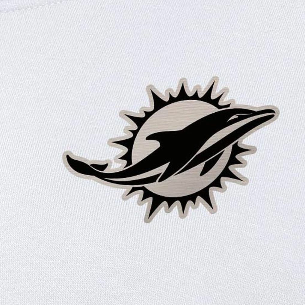 Miami Dolphins Antigua Women's Victory Pullover Sweatshirt White