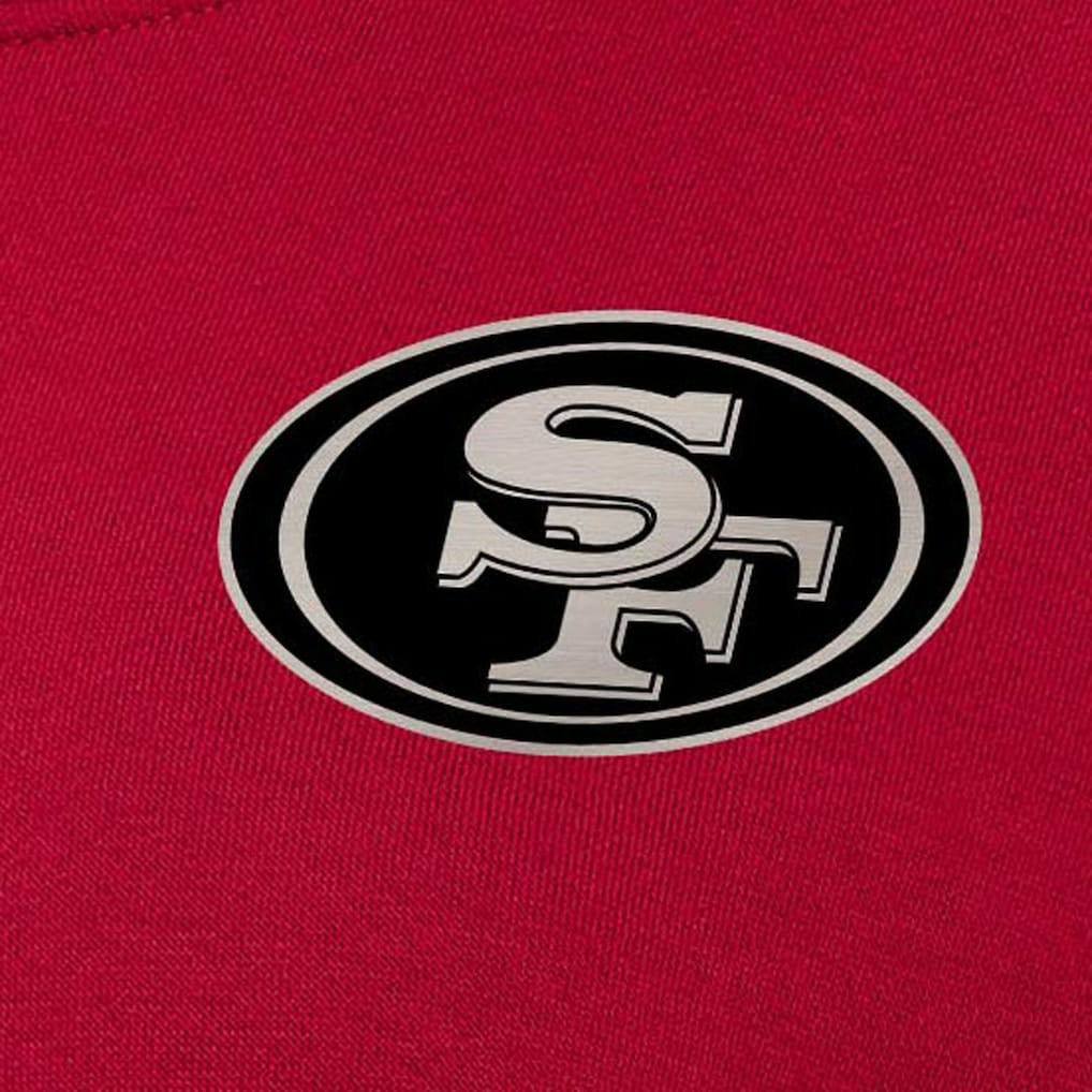 San Francisco 49ers Antigua Women's Victory Pullover Sweatshirt Scarlet