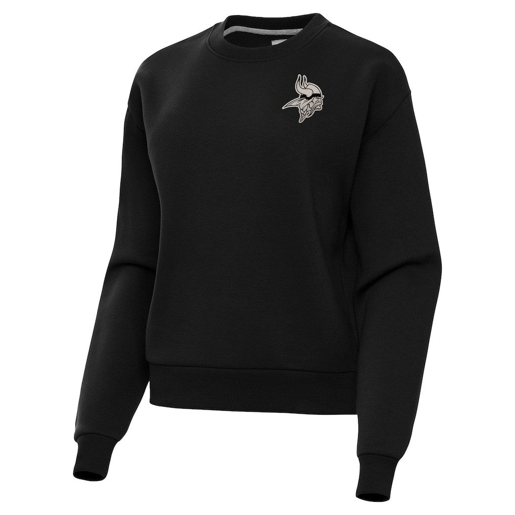 Minnesota Vikings Antigua Women's Victory Pullover Sweatshirt Black