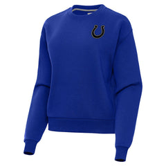 Indianapolis Colts Antigua Women's Victory Pullover Sweatshirt Royal