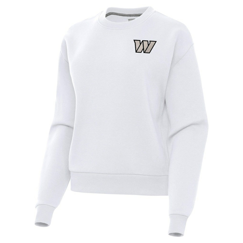 Washington Commanders Antigua Women's Victory Pullover Sweatshirt White